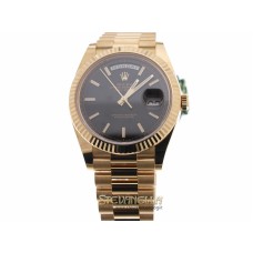Rolex Day-Date 40 Black ref. 228238 President oro giallo 18kt nuovo